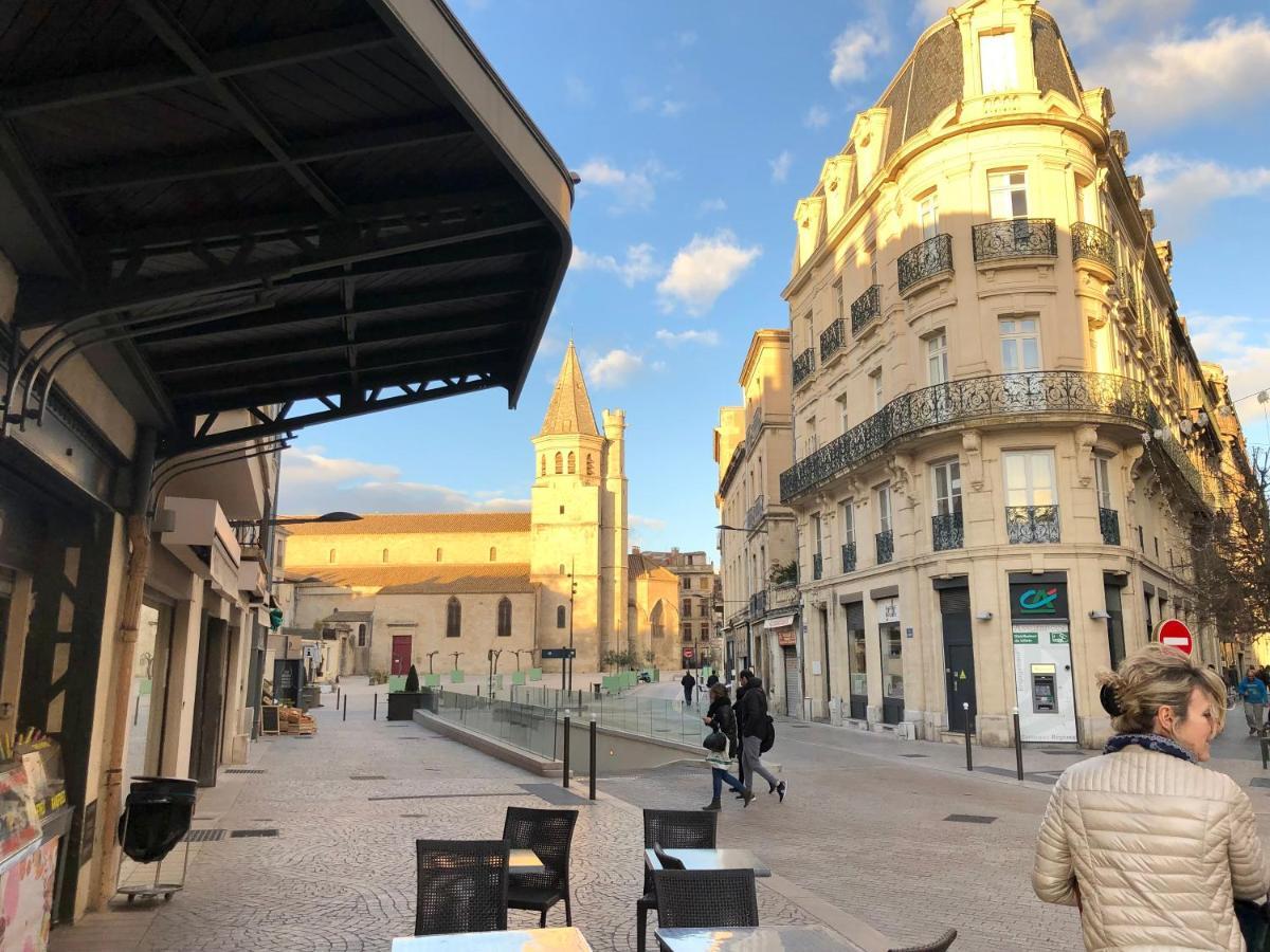 Art Apparts Coeur De Ville Béziers Eksteriør billede